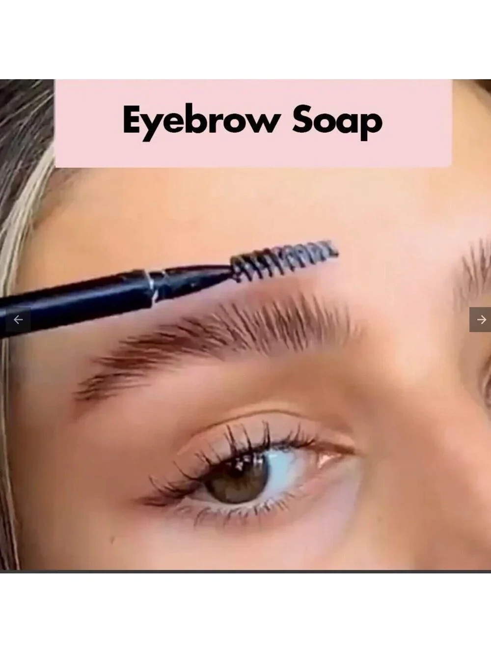 Sparq Haus Beauty Eyebrow Soap with Brush - Waterproof, Long Lasting